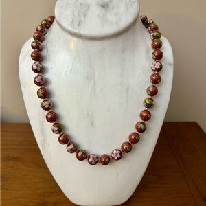Cloisonné Large Beaded Vintage Necklace
